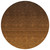 8' Chocolate And Brown Round Ombre Washable Indoor Outdoor Area Rug