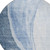 8' Navy Blue And Sky Blue Round Abstract Washable Indoor Outdoor Area Rug - Navy Blue, Sky Blue