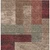 8' X 10' Brown And Terra Cotta Geometric Washable Indoor Outdoor Area Rug