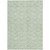9' X 12' Mint Green Artichoke Green And Ivory Geometric Washable Indoor Outdoor Area Rug