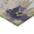 8' X 10' Purple And Lavender Floral Washable Indoor Outdoor Area Rug