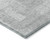 8' X 10' Silver And Gray Abstract Washable Indoor Outdoor Area Rug