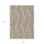 9' X 12' Brown And White Geometric Washable Indoor Outdoor Area Rug