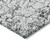 10' X 14' Black White And Gray Abstract Washable Indoor Outdoor Area Rug
