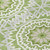 8' Olive Green And Ivory Round Floral Medallion Washable Indoor Outdoor Area Rug
