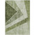 9' X 12' Olive Green And Artichoke Green Geometric Washable Indoor Outdoor Area Rug