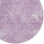 8' Lavender Purple And Ivory Round Geometric Washable Indoor Outdoor Area Rug