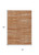 10' X 14' Copper And Rust Abstract Washable Indoor Outdoor Area Rug