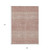 9' X 12' Blush Gold And Ivory Tribal Washable Indoor Outdoor Area Rug