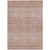 9' X 12' Blush Gold And Ivory Tribal Washable Indoor Outdoor Area Rug