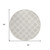 8' Ivory And Beige Round Polka Dot Washable Indoor Outdoor Area Rug