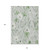 10' X 14' Mint Green And Ivory Floral Washable Indoor Outdoor Area Rug - Mint Green, Ivory