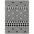 10' X 14' Black And Ivory Geometric Washable Indoor Outdoor Area Rug - 608219385071