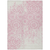 10' X 14' Pink And Ivory Medallion Washable Indoor Outdoor Area Rug