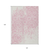 10' X 14' Pink And Ivory Medallion Washable Indoor Outdoor Area Rug