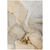 9' X 12' Beige Abstract Washable Non Skid Indoor Outdoor Area Rug