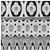 8' X 10' Black Gray And Ivory Quatrefoil Washable Indoor Outdoor Area Rug