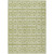 9' X 12' Sage And Ivory Geometric Washable Indoor Outdoor Area Rug - Sage, Ivory