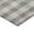 10' X 14' Taupe And Gray Plaid Washable Indoor Outdoor Area Rug - 608219343989