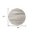 8' Ivory Brown And Gray Round Striped Washable Indoor Outdoor Area Rug