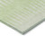 9' X 12' Lime Green And Ivory Striped Washable Indoor Outdoor Area Rug