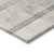 8' Round Brown Round Ombre Washable Non Skid Indoor Outdoor Area Rug