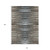 10' X 14' Brown Taupe And Chocolate Striped Washable Indoor Outdoor Area Rug