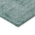 10' X 14' Teal Blue And Gray Geometric Washable Indoor Outdoor Area Rug