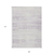 9' X 12' Lavender Purple And Ivory Abstract Washable Indoor Outdoor Area Rug