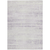 9' X 12' Lavender Purple And Ivory Abstract Washable Indoor Outdoor Area Rug