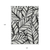 10' X 14' Black Gray And Beige Floral Washable Indoor Outdoor Area Rug
