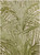 9' X 12' Ivory And Green Palm Leaf Indoor Outdoor Area Rug - Ivory, Green