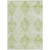 10' X 14' Mint Green Geometric Washable Non Skid Indoor Outdoor Area Rug