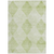 10' X 14' Mint Green Geometric Washable Non Skid Indoor Outdoor Area Rug