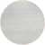 8' Silver And Gray Round Striped Washable Indoor Outdoor Area Rug