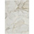 8' X 10' Beige and Ivory Abstract Washable Non Skid Indoor Outdoor Area Rug - Beige, Ivory