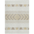 9' X 12' Ivory Beige And Taupe Southwestern Washable Indoor Outdoor Area Rug