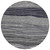 8' Gray Charcoal And Silver Round Striped Washable Indoor Outdoor Area Rug - Gray, Charcoal, Silver