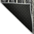 10' X 14' Black Gray And Ivory Striped Washable Indoor Outdoor Area Rug