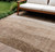 8' X 10' Brown And Beige Ombre Washable Indoor Outdoor Area Rug