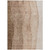 8' X 10' Brown And Beige Ombre Washable Indoor Outdoor Area Rug