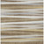 9' X 12' Brown Beige And Gray Striped Washable Indoor Outdoor Area Rug