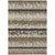 10' X 14' Brown Beige And Ivory Striped Washable Indoor Outdoor Area Rug - 608219163518