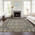 10' X 14' Gray Taupe And Beige Moroccan Washable Indoor Outdoor Area Rug