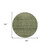 8' Olive Green And Ivory Round Geometric Washable Indoor Outdoor Area Rug Transitional Style - Olive Green, Ivory Color