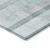 9' X 12' Teal Ombre Washable Non Skid Indoor Outdoor Area Rug