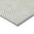 9' X 12' Ivory And Pale Beige Geometric Washable Indoor Outdoor Area Rug