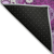 10' X 14' Eggplant And Mauve Floral Medallion Washable Indoor Outdoor Area Rug