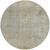 8' Beige And Ivory Round Abstract Washable Indoor Outdoor Area Rug - Beige, Ivory