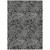 8' X 10' Black And Ivory Abstract Washable Indoor Outdoor Area Rug Transitional Style - Black, Ivory Color